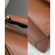 Super Clone Replica Loewe Featherlight Puzzle Small Bag in Coffee Top Replica Loewe Featherlight Puzzle Small Bag in Coffee
