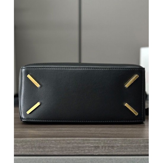Super Clone Replica Loewe Featherlight Puzzle Small Bag in Black Top Replica Loewe Featherlight Puzzle Small Bag in Black