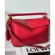 Super Clone Replica Loewe Featherlight Puzzle Small Bag in Red Top Replica Loewe Featherlight Puzzle Small Bag in Red