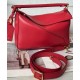 Super Clone Replica Loewe Featherlight Puzzle Small Bag in Red Top Replica Loewe Featherlight Puzzle Small Bag in Red