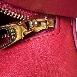Top Replica Loewe Featherlight Puzzle Small Bag in Red