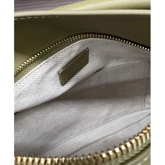 Super Clone Replica Loewe Classic Vintage Puzzle Edge Small Bag in Green Top Replica Loewe Classic Vintage Puzzle Edge Small Bag in Green