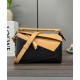 Super Clone Replica Loewe Classic Two-Tone Puzzle Edge Small Bag in Black/Brown Top Replica Loewe Classic Two-Tone Puzzle Edge Small Bag in Black/Brown