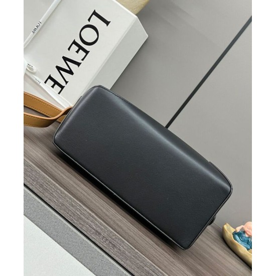 Super Clone Replica Loewe Classic Two-Tone Puzzle Edge Small Bag in Black/Brown Top Replica Loewe Classic Two-Tone Puzzle Edge Small Bag in Black/Brown