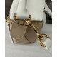Super Clone Replica Loewe Classic Two-Tone Puzzle Edge Small Bag in White/Beige Top Replica Loewe Classic Two-Tone Puzzle Edge Small Bag in White/Beige
