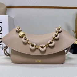 Top Replica Loewe Ola Medium Shoulder Bag, Apricot