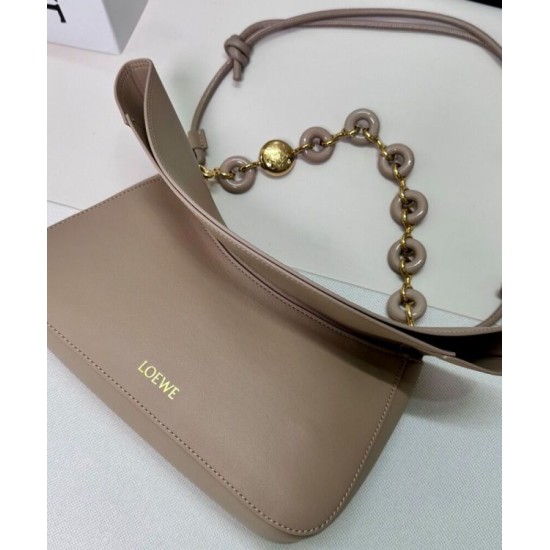 Super Clone Replica Loewe Ola Medium Shoulder Bag, Apricot Top Replica Loewe Ola Medium Shoulder Bag, Apricot