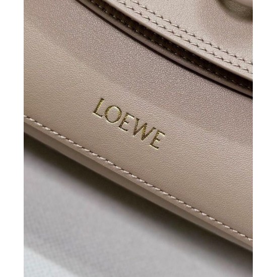 Super Clone Replica Loewe Ola Medium Shoulder Bag, Apricot Top Replica Loewe Ola Medium Shoulder Bag, Apricot