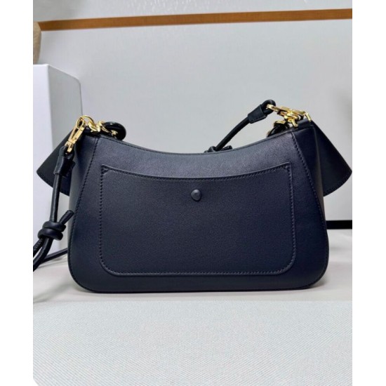 Super Clone Replica Loewe Ola Medium Shoulder Bag, Black Top Replica Loewe Ola Medium Shoulder Bag, Black