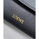 Super Clone Replica Loewe Ola Medium Shoulder Bag, Black Top Replica Loewe Ola Medium Shoulder Bag, Black