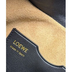 Super Clone Replica Loewe Ola Medium Shoulder Bag, Black Top Replica Loewe Ola Medium Shoulder Bag, Black