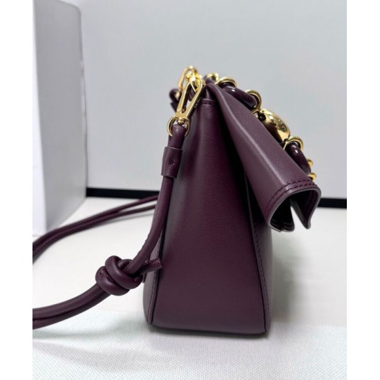 Super Clone Replica Loewe Ola Medium Shoulder Bag, Mauve Top Replica Loewe Ola Medium Shoulder Bag, Mauve