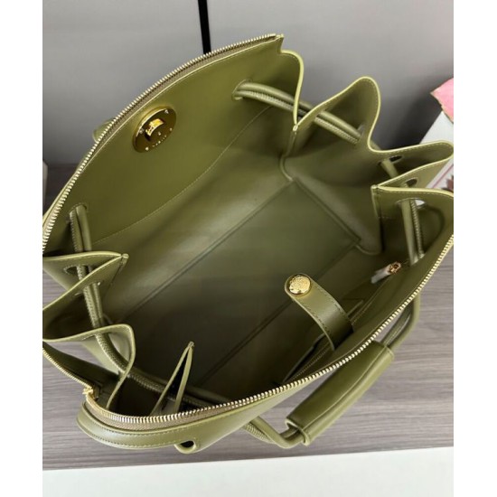 Super Clone Replica Loewe Madrid Medium Soft Calfskin Bag, Olive Top Replica Loewe Madrid Medium Soft Calfskin Bag, Olive