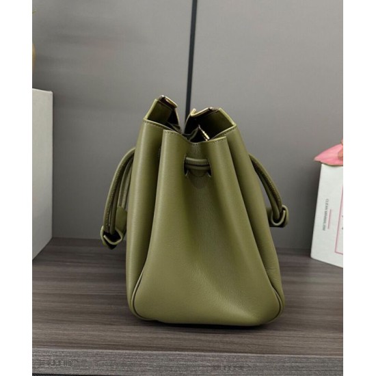 Super Clone Replica Loewe Madrid Medium Soft Calfskin Bag, Olive Top Replica Loewe Madrid Medium Soft Calfskin Bag, Olive