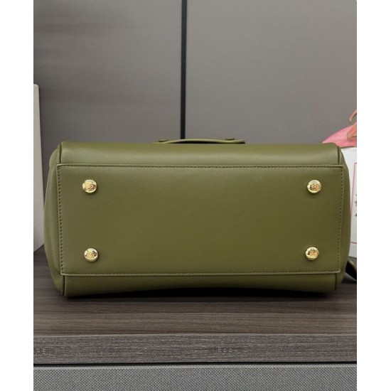 Super Clone Replica Loewe Madrid Medium Soft Calfskin Bag, Olive Top Replica Loewe Madrid Medium Soft Calfskin Bag, Olive
