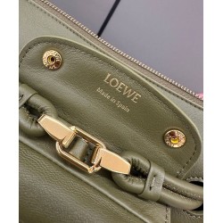 Super Clone Replica Loewe Madrid Medium Soft Calfskin Bag, Olive Top Replica Loewe Madrid Medium Soft Calfskin Bag, Olive