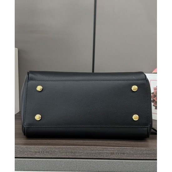 Super Clone Replica Loewe Madrid Medium Soft Calfskin Bag, Black Top Replica Loewe Madrid Medium Soft Calfskin Bag, Black