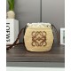 Super Clone Replica Loewe Raffia Shoulder Bag, Coffee Top Replica Loewe Raffia Shoulder Bag, Coffee