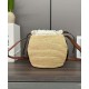 Super Clone Replica Loewe Raffia Shoulder Bag, Coffee Top Replica Loewe Raffia Shoulder Bag, Coffee