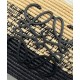 Super Clone Replica Loewe Raffia Shoulder Bag, Black Top Replica Loewe Raffia Shoulder Bag, Black