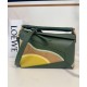 Super Clone Replica Loewe Small Puzzle Edge Landscape Bag, Green Top Replica Loewe Small Puzzle Edge Landscape Bag, Green