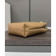 Top Replica Loewe Pebble Pouch Bags, Apricot