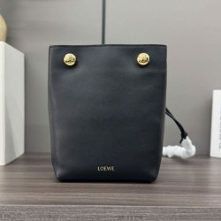 Top Replica Loewe Pebble Pouch Bags, Black