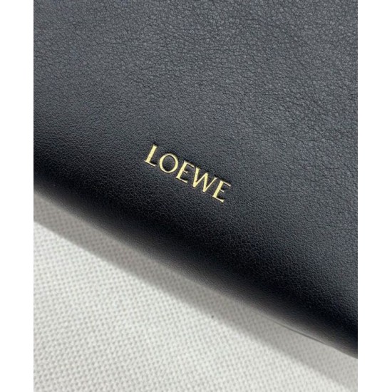 Top Replica Loewe Pebble Pouch Bags, Black