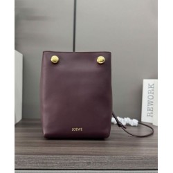 Top Replica Loewe Pebble Pouch Bags, Mauve