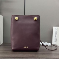 Top Replica Loewe Pebble Pouch Bags, Mauve