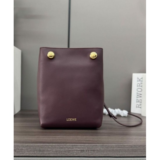 Top Replica Loewe Pebble Pouch Bags, Mauve