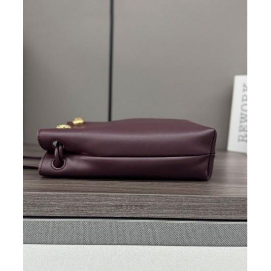 Top Replica Loewe Pebble Pouch Bags, Mauve