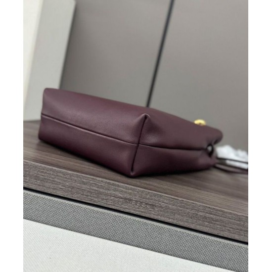 Top Replica Loewe Pebble Pouch Bags, Mauve