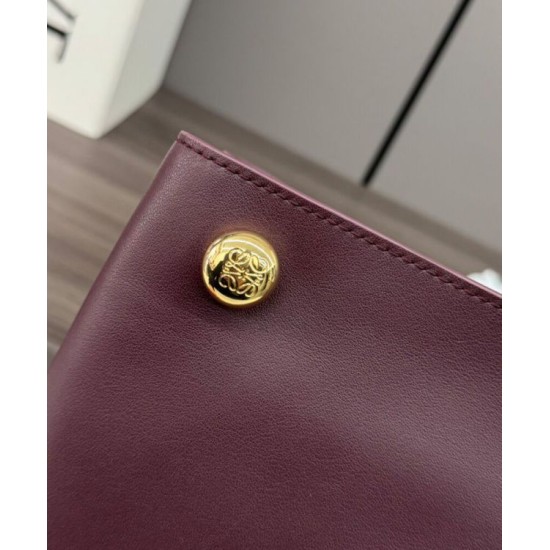 Top Replica Loewe Pebble Pouch Bags, Mauve