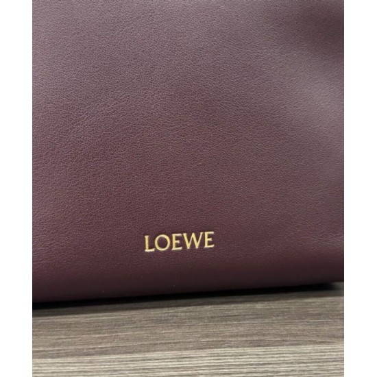 Top Replica Loewe Pebble Pouch Bags, Mauve