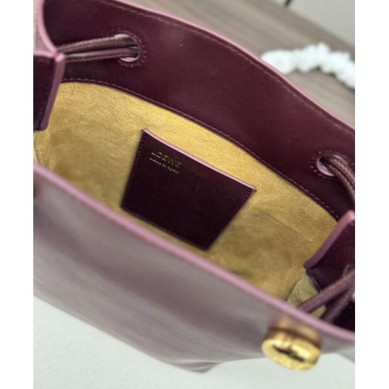 Top Replica Loewe Pebble Pouch Bags, Mauve