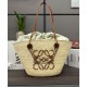 Top Replica Loewe Large Anagram Basket Bag, Coffee