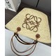 Top Replica Loewe Large Anagram Basket Bag, Coffee