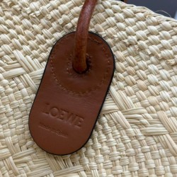 Top Replica Loewe Large Anagram Basket Bag, Coffee