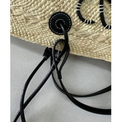 Top Replica Loewe Large Anagram Basket Bag, Black