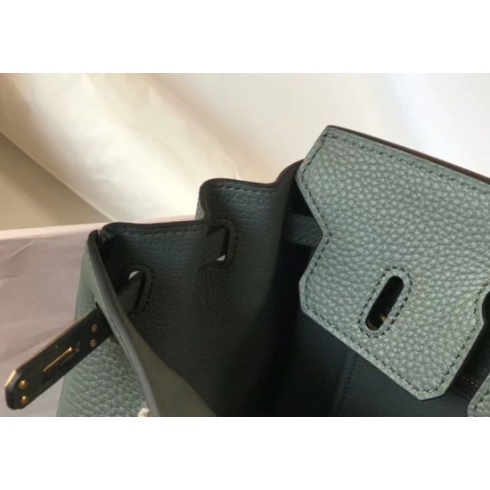 Super Clone Replica Hermes Birkin Bag 25cm/30cm Almond Green Clemence Gold Hardware Top Replica Hermes Birkin Bag 25cm/30cm Almond Green Clemence Gold Hardware