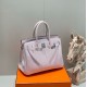 Super Clone Replica Hermes Birkin Bag 25cm/30cm Pink Clemence Silver Hardware Top Replica Hermes Birkin Bag 25cm/30cm Pink Clemence Silver Hardware