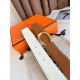Top Replica Hermes Luck 38MM Reversible Belt with Gold Epsom Buckle