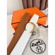 Top Replica Hermes Luck 38MM Reversible Belt with Gold Epsom Buckle