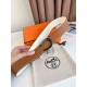 Top Replica Hermes Luck 38MM Reversible Belt with Black Epsom Buckle