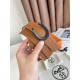 Top Replica Hermes Luck 38MM Reversible Belt with Black Epsom Buckle