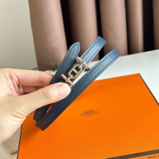 Top Replica Hermes In The Loop Bag 18 Handmade Clemence Gray