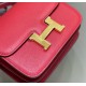 Top Replica Hermes Constance MM Bag 24cm Red Epsom