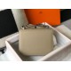 Top Replica Hermes Constance MM Bag 24cm Grey Epsom