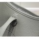 Top Replica Hermes Evelyne III TPM Gray Clemence Bag